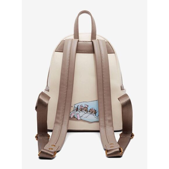 Loungefly Disney Snow White and the Seven Dwarfs Sleeping Scene Mini Backpack - Picture 4 of 5